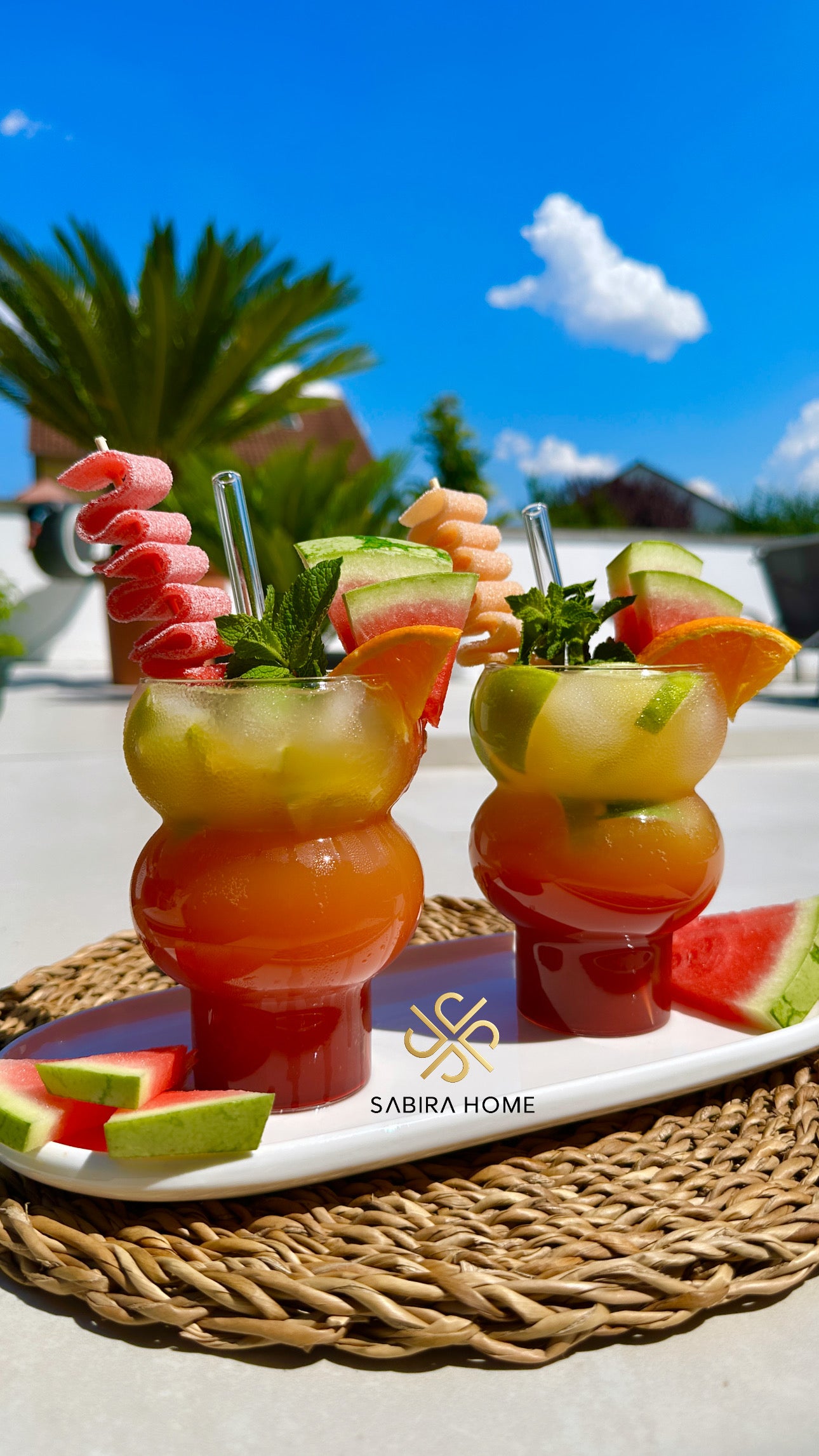 Cocktail Wasser Kaffee glas