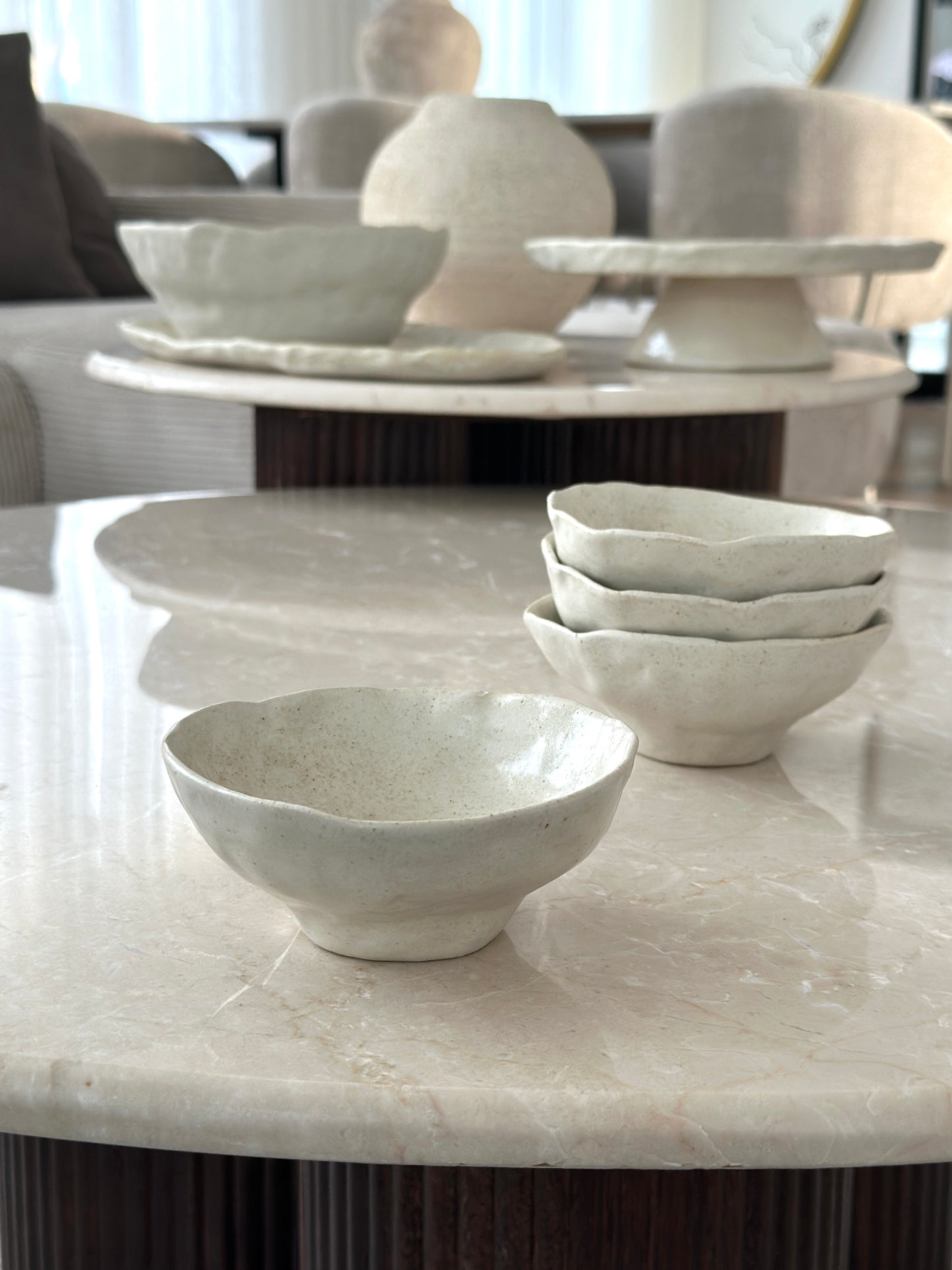 Bowl 11.5 × H 4.5 cm – Beige «Nomad»