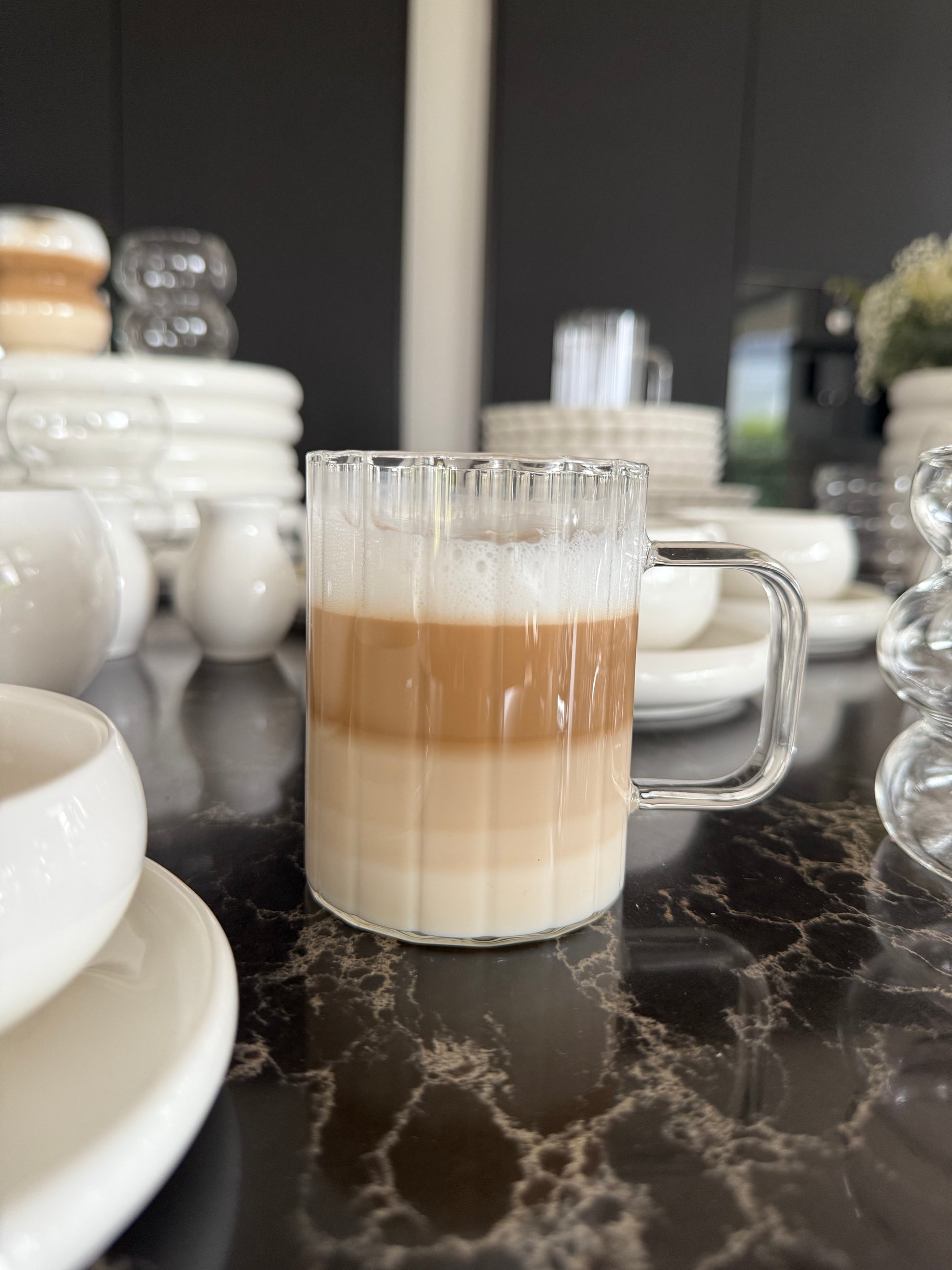 Kaffee Latte Machiato Glas