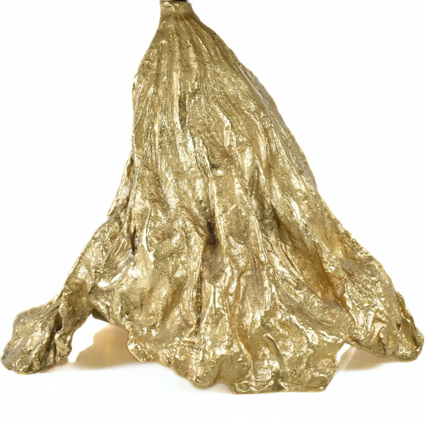 Fruchtschale - mit Goldfuß - Runde Designer Obstschale Stavro