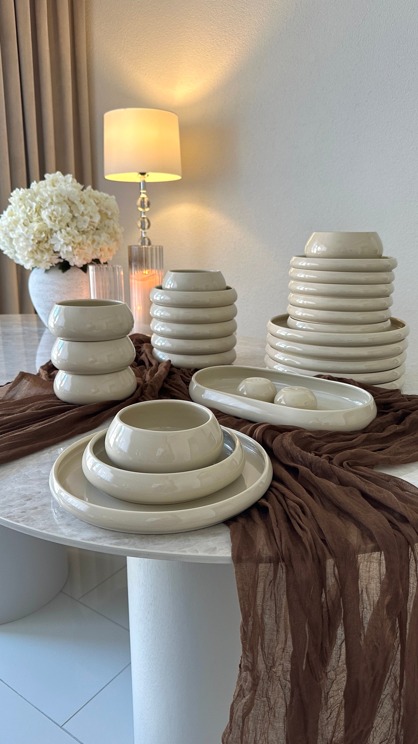 Lissa Bonna Biscuit Geschirrset 27-teilig