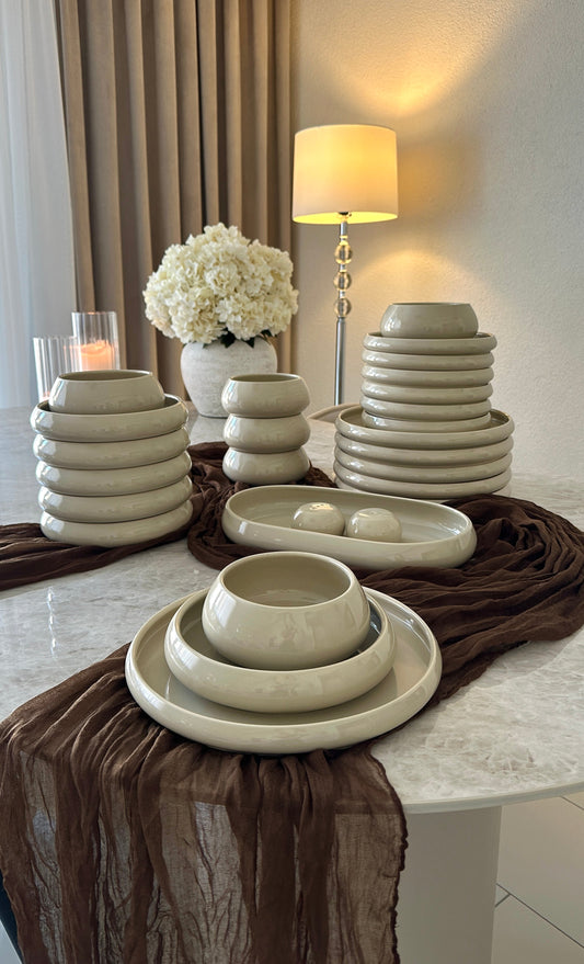 Lissa Bonna Biscuit Geschirrset 27-teilig