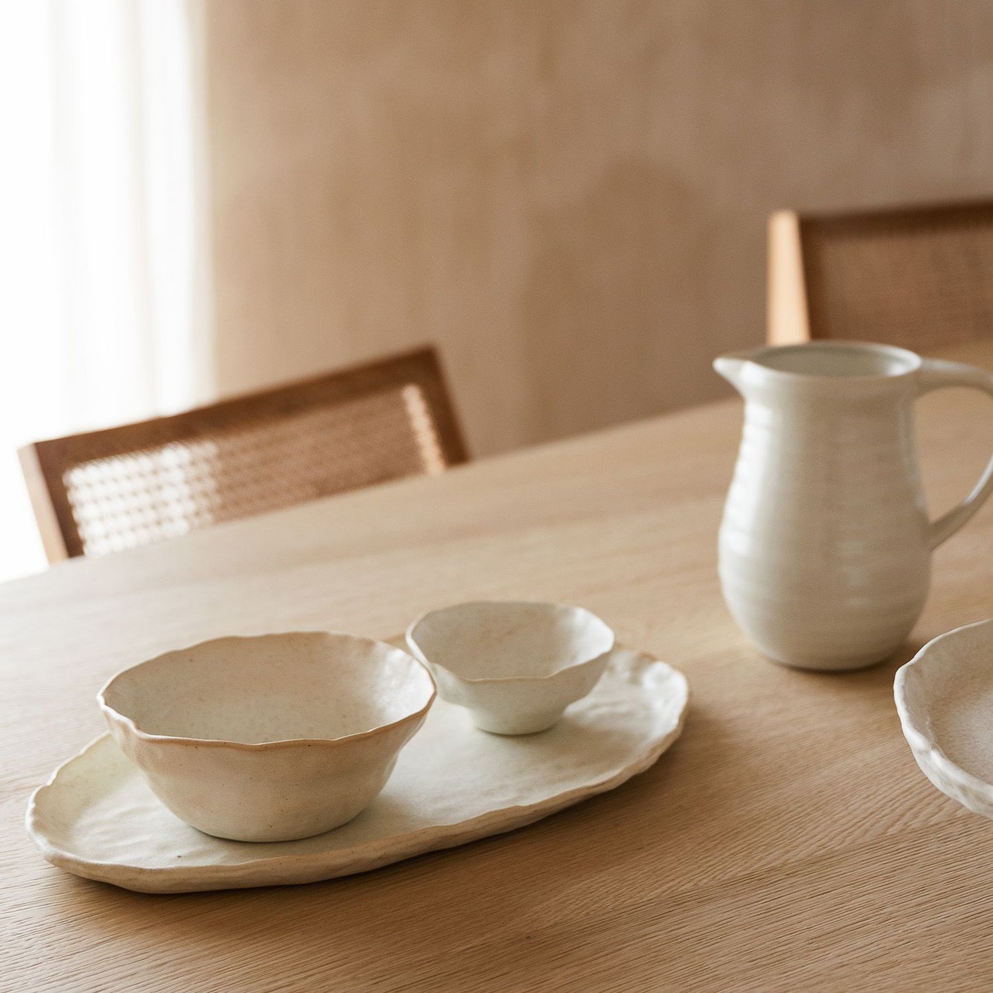 Bowl 11.5 × H 4.5 cm – Beige «Nomad»