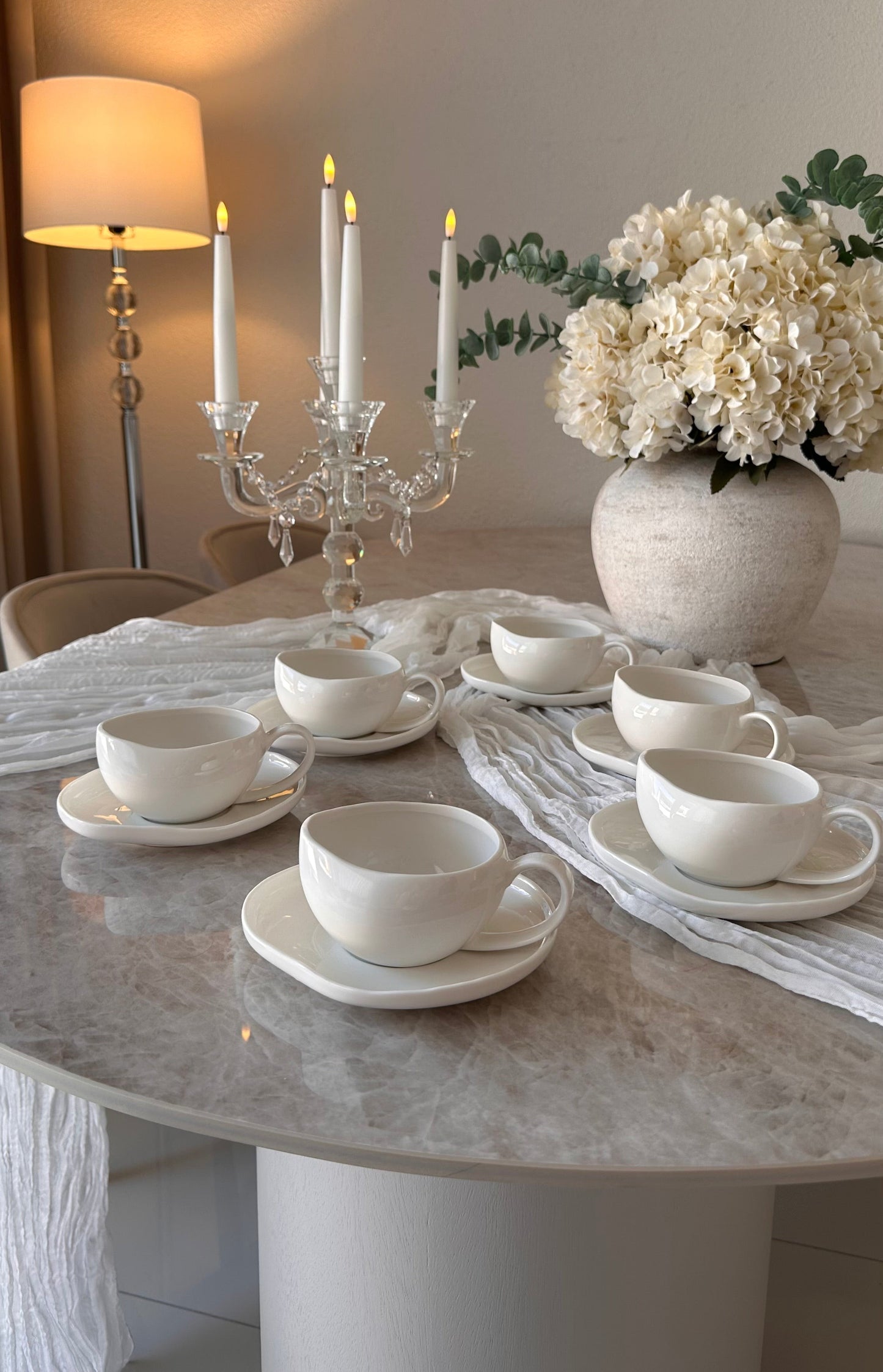 Wave Kaffee Tassen Set - 6 Personen
