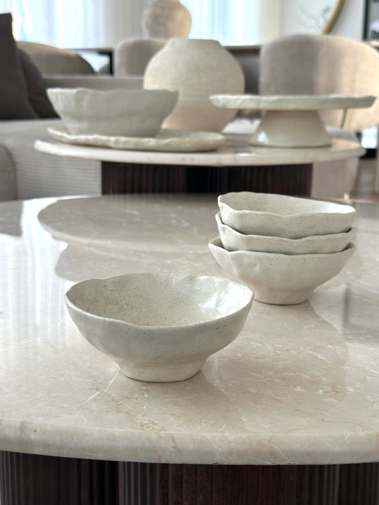 Bowl 11.5 × H 4.5 cm – Beige «Nomad»