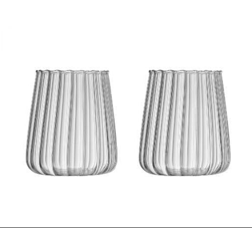 Wasserglas gerillt